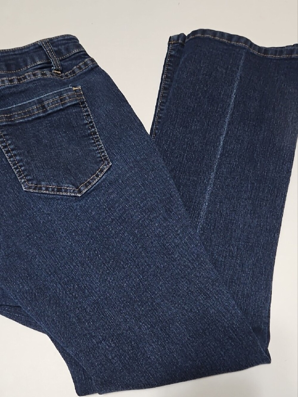 Denim 24/7 Women's Stretch Jeans - Navy Blue Size 14W